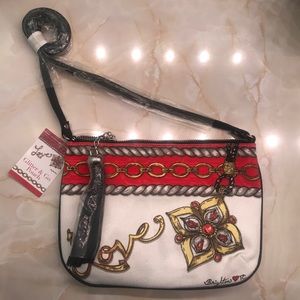 Brighton Glitter and Go Pouch Bag NWT